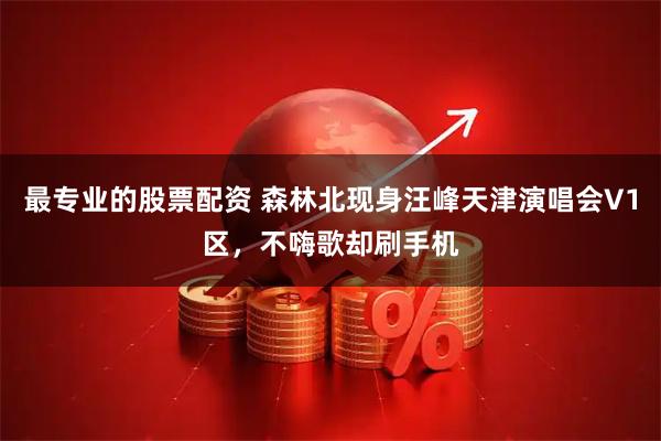 最专业的股票配资 森林北现身汪峰天津演唱会V1区，不嗨歌却刷手机